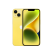 Apple苹果 iPhone 14 （A2884） 全网通5G 智能手机 苹果14 黄色 128G 充电套装