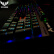华硕 TUF 飞行堡垒K7 机械键盘 有线游戏键盘 RGB背光 带掌托 104键 光轴类青轴 黑色