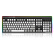 黑峡谷(Hyeku)K735B 机械键盘 有线键盘 游戏键盘 104键 单色背光 键盘 凯华BOX轴  白灰键帽 茶轴