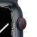 Apple Watch Series 7 智能手表GPS + 蜂窝款45 毫米午夜色铝金属表壳午夜色运动型表带 MKJP3CH/A