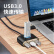倍思 USB3.0分线器 高速3.0+2.0HUB多接口扩展坞 台式机笔记本电脑一拖四集线器转换器拓展坞延长线 1米