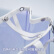 国誉(KOKUYO)透明手提包PVC托特包大容量防泼水书包轻便透明果冻背包 海湾蓝蓝 WSG-KBV12BB