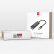 毕亚兹 USB分线器3.0接口 1米 高速4口HUB扩展器 苹果笔记本/平板电脑/车载通用一拖四集线器 金属灰