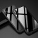 飞创 苹果X手机壳iPhoneX/10保护套 防摔镜面保护玻璃壳  黑色