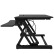 宜客莱（ECOLA）家用可升降书桌升降台 折叠移动笔记本工作台 呵护腰椎站立办公桌D770BK 黑色