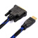 胜为（shengwei）HDMI转DVI双向转换线 1.8米 DVI转HDMI数字高清线 镀金双磁环 HDC-1018