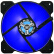 大镰刀（SCYTHE）SY1225AK120-FF 彩风蓝色12cm风扇（LED灯风扇/液压轴承/4pin PWM风扇/400-1500转速）
