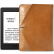 Smorss 电子书阅读器保护套  适用Kindle Paperwhite 6英寸电子书阅读器 黑色 【棕色便携保护套套装】