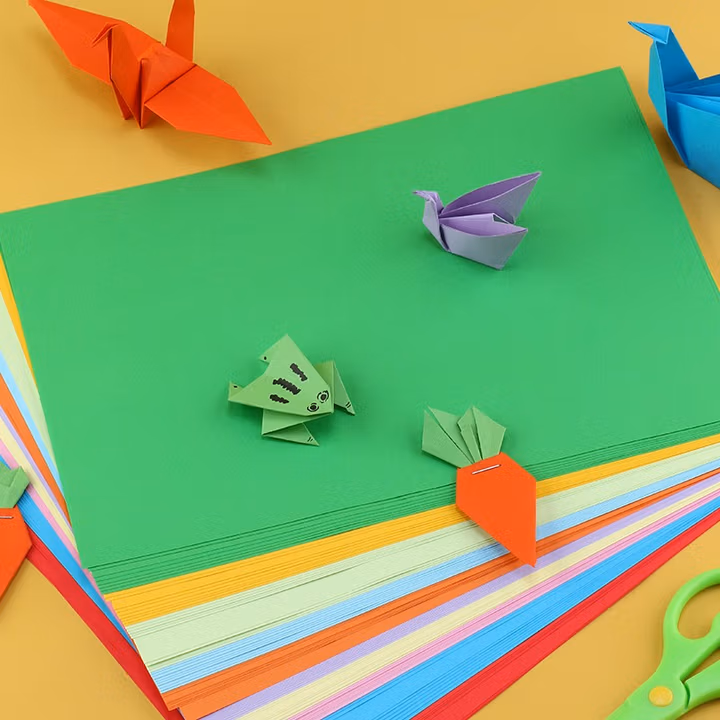 爱涂图 【200g】草绿4k硬卡纸4开加厚彩色卡纸大卡纸a3a4卡纸剪纸手工di