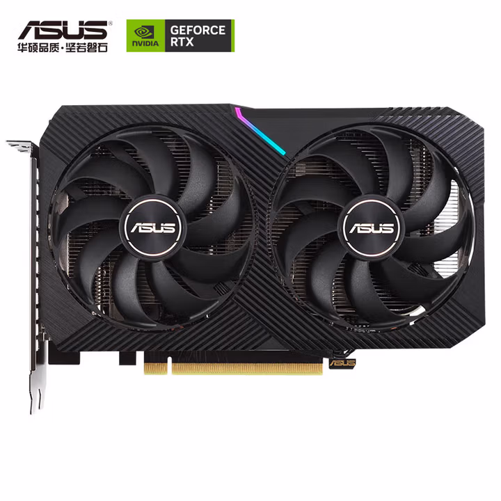华硕（ASUS）DUAL  GeForce RTX 3060-O12G-V2 电竞游戏专业独立显卡