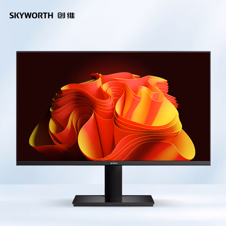 创维27英寸 办公显示器 FHD 100Hz IPS  低蓝光不闪 广色域 三微边窄边框 轻电竞电脑显示屏(F27B11F)