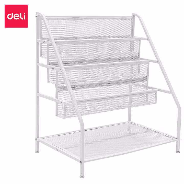 得力(deli)轻量型绘本架书架 学生儿童办公居家 稳固安全不漏书 3层绘本层+