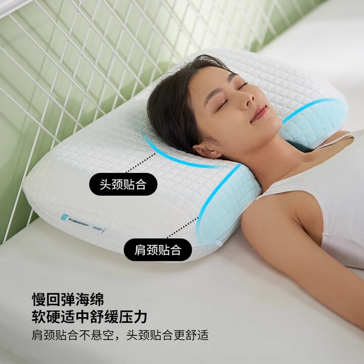 IKEA 宜家 KLUBBSPORRE 克鲁布斯珀勒 人体工学枕头 41x70cm 单只 Plus会员折后¥174.1