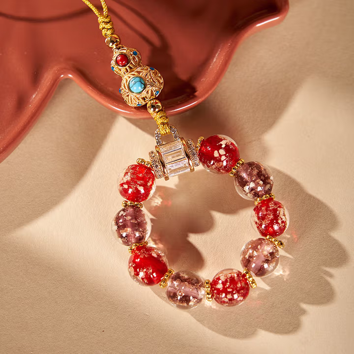 The British Museum 大英博物馆 东方梦境系列景泰蓝九紫离火手机链挂件 多重优惠折后￥119.1