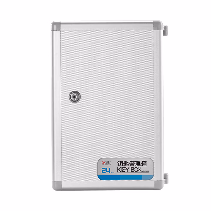 金隆兴 24位钥匙柜钥匙管理箱 智能密码锁钥匙收纳保管箱收纳柜壁挂式铝合金应急钥