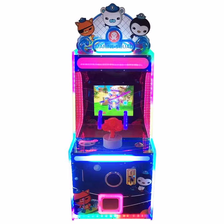 射水机投币射水游戏机商用双人射水机 戏水游戏机城堡水枪游艺机电玩 19寸射水机