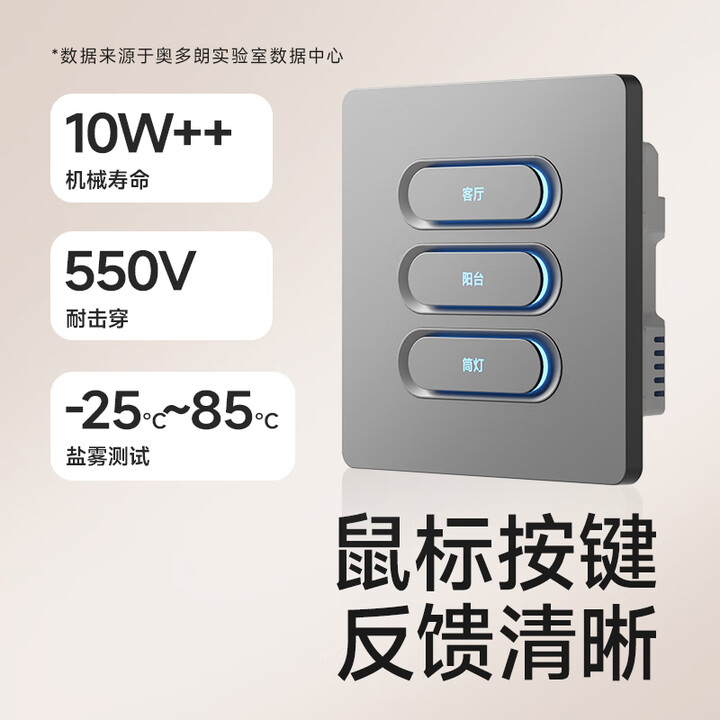 智能开关面板语音声控