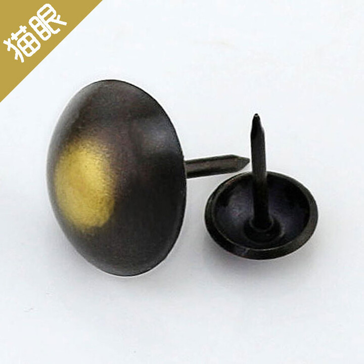 佰瑞特 仿古泡钉铜钉古铜图钉装饰钉门钉沙发钉大头钉按钉圆头钉11-40mm 金色