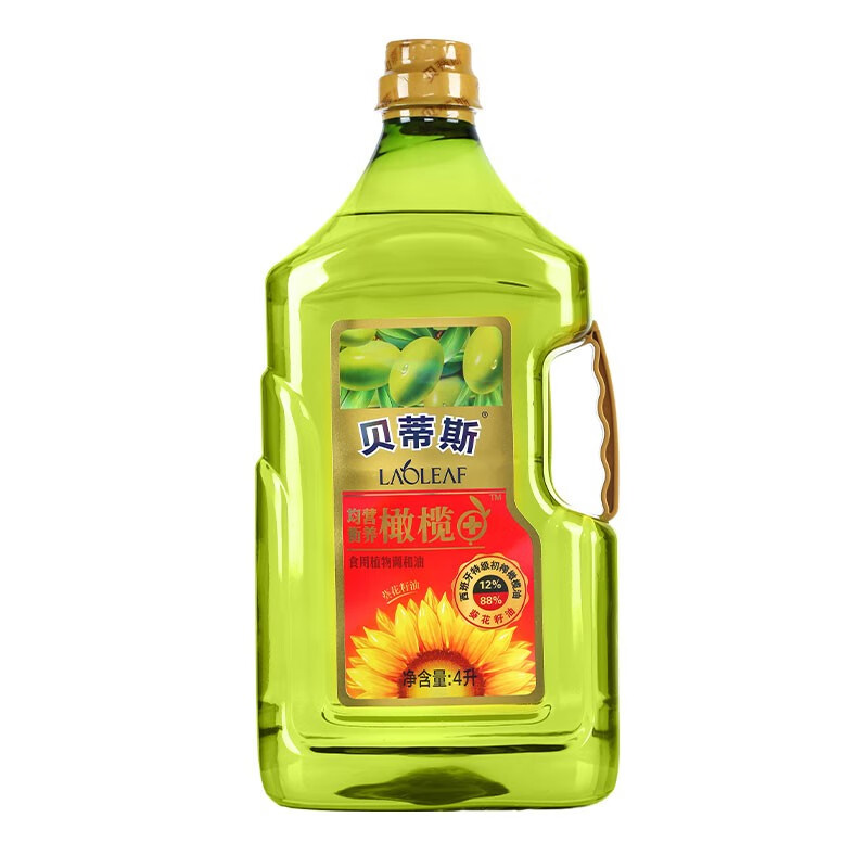 贝蒂斯食用植物调和油葵花橄榄4l