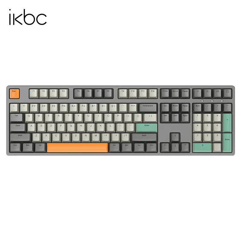iKBC C210 108键机械键盘 cherry茶轴 双重优惠折后￥234
