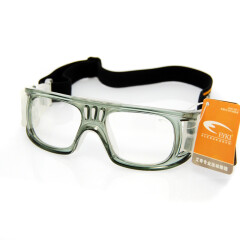 艾奇篮球眼镜 足球运动防护 眼镜框006 可配近视 浅灰 单独镜框
