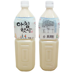 韩国进口 woongjin熊津萃米源糙米味米汁饮料1.5L*2瓶