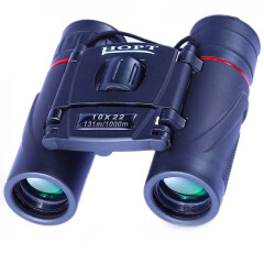 JHOPT巨宏10X22双筒望远镜 高倍高清 微光夜视 户外迷你观赛观鸟镜 便携口袋镜