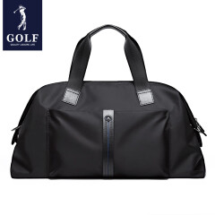 高尔夫GOLF旅行包潮流男士旅游出差多功能旅行袋防泼水大容量手提布包轻便时尚 黑色