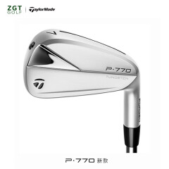 Taylormade泰勒梅高尔夫球杆铁杆组P770系列巡回赛 2023新款 KBS杆身 95g 钢R 4-9P 7支