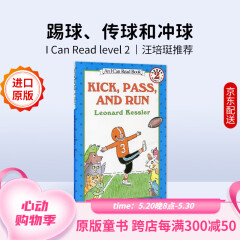 英文原版Kick， Pass， and Run 踢球、传球和冲球 凯斯勒运动系列 汪培珽四阶段[4-8岁]