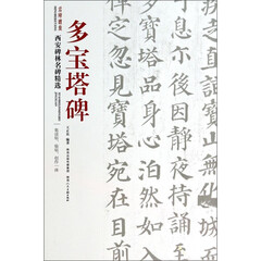 西安碑林名碑精选 多宝塔碑 书法碑帖 碑帖书籍 字帖成人 书法赏析 陕西人民美术出版社