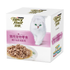 珍致猫罐头猫零食成猫幼猫罐头 烧汁奶汤系列主食级85g*8罐 美国进口