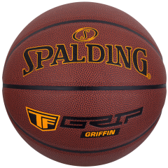 斯伯丁（SPALDING）斯伯丁篮球水泥地耐磨防滑掌控室内外通用7号成人训练比赛用蓝球 76-873YREV1(TF金色掌握)