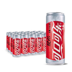 可口可乐 Coca-Cola 健怡 汽水 碳酸饮料 330ml*24罐 整箱装 可口可乐公司出品 新老包装随机发货