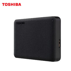 东芝（TOSHIBA）4TB 移动硬盘机械 V10系列 USB3.2 Gen 1 墨黑 大容量 兼容Mac 高速传输 密码保护 轻松备份