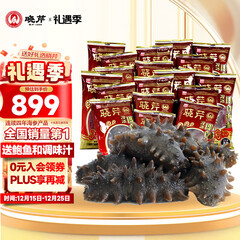 晓芹大连即食海参1500g 40-60只 辽刺参 开袋即食 海鲜水产