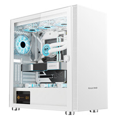 长城（Great Wall）阿基米德9 PRO V2白色电脑机箱（360水冷/磁吸玻璃翻门/0.8mm厚侧板/5硬盘位/10风扇位/5090显卡）