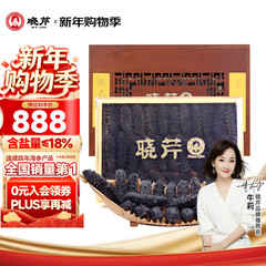 晓芹大连淡干海参 88g 28-32头 辽刺参 海参干货 年货礼盒