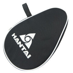 汉泰（HANTAI）大容量乒乓球拍套乒乓球用包葫芦套袋子装三球乒乓球板包收纳袋子 葫芦拍套 可装3球经典黑