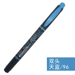 日本蜻蜓 WA-TC 双头荧光笔 手账标记笔 彩色荧光 涂鸦 标记笔 天蓝96#