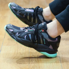 阿迪达斯 （adidas）男女鞋NEO运动缓震透气休闲男女跑步鞋 黑色 36