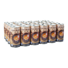 乔雅 GEORGIA 浓香经典 咖啡饮料 不含植脂末 180ml*24 罐整箱装 可口可乐公司出品