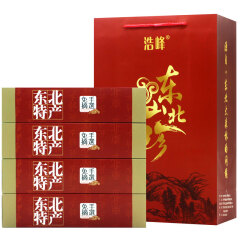 浩峰东北特产山珍干货礼盒750g 秋木耳+香菇+猴头菇+榛蘑