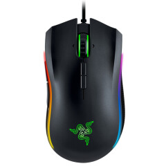 雷蛇（Razer）曼巴眼镜蛇TE竞技版 有线游戏鼠标 黑色 电竞鼠标 绝地求生鼠标 吃鸡鼠标