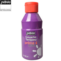 法国贝碧欧Pebeo 儿童水粉颜料 可水洗颜料 单支装250ml 紫罗兰