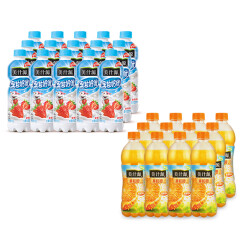 美汁源果粒橙450mlX12瓶+果粒奶优450mlX15瓶