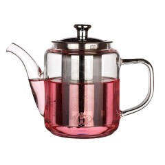 泰和盛玻璃茶壶加厚耐热玻璃泡茶器不锈钢过滤网玻璃Z系列茶壶 1400ML