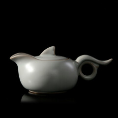 冠杰台湾茶具汝瓷蟹爪纹大开片茶壶陶瓷茶具功夫茶单壶 可以养的茶壶