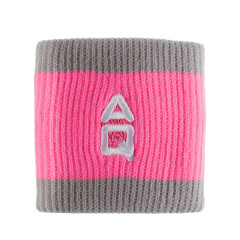 AQ 运动腕带运动护手腕吸汗护腕篮球网球羽毛球跑步男女运动护 腕带 粉红色F19003-两支装 均码