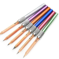 MARVY 金属铅笔延长器笔套加长器接笔器炭棒夹铅笔加长杆MARVY 紫色